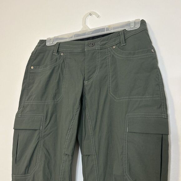 Kuhl FreeFlex Roll Up Pants in Green Retired Style P010720 - 6 Regular - Picture 2 of 14